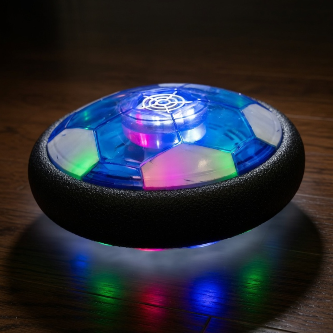 Balón Aerodeslizador de Fútbol con Luces LED